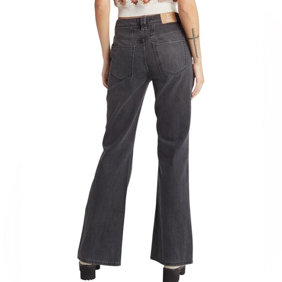We the Free Ava High-Waist Bootcut Jeans in Class Act Black Size 26 - Picture 2 of 16
